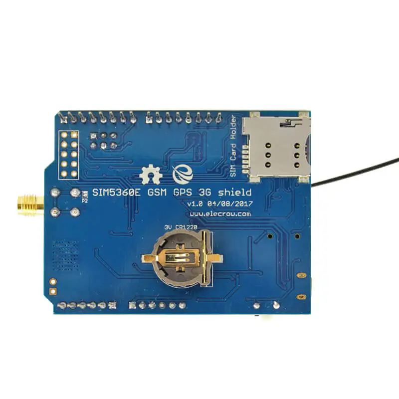 Elecrow GSM/GPRS/EDGE SIM5360E 3G экран для Arduino Uno Mega модуль A GPS Micro SIM карта сеть eCALL макетная