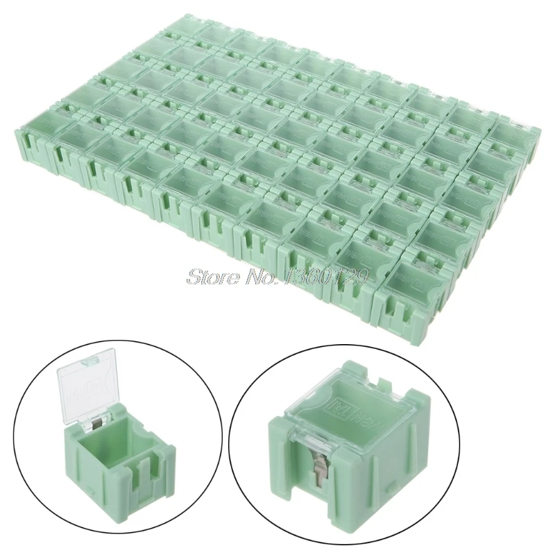 50 шт./компл. SMD SMT электронный компонент Контейнер Мини хранения коробки комплект и Прямая поставка