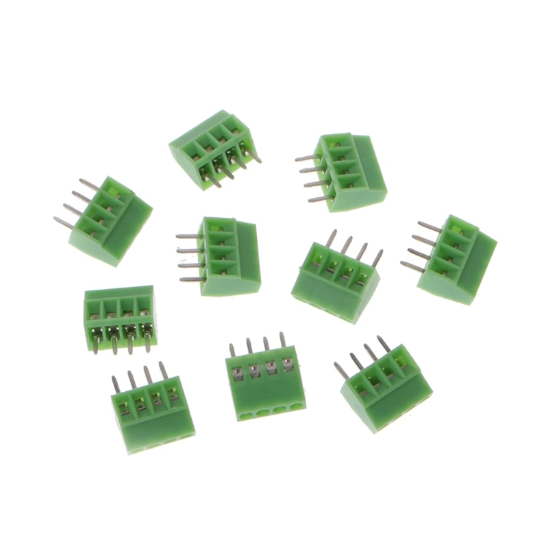 10 шт. 2Pin-4Pin винт PCB монтируемый клеммные блоки разъем 2 54 мм шаг | Обустройство дома
