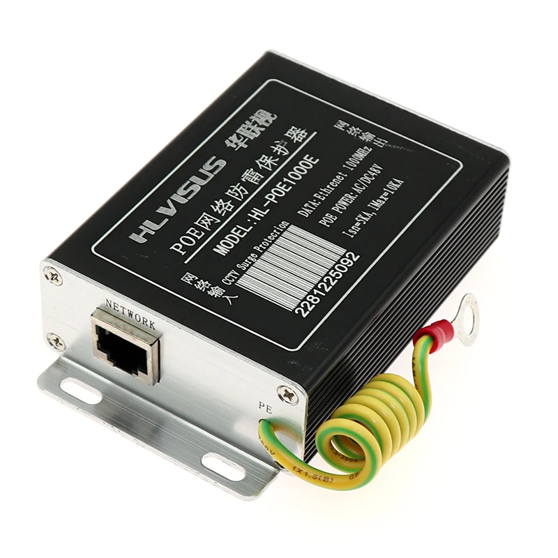 Ip-камера сетевой коммутатор POE RJ45 и Защита от перенапряжения устройство Lightning