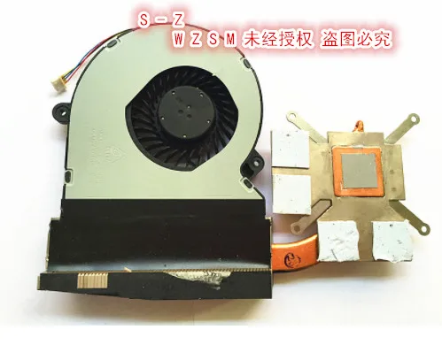 Новый и оригинальный кулер WZSM для ноутбука ASUS N56 N56VM N56VJ N56VZ N56DP N56V N76V N76 13NB0141AM0101| |