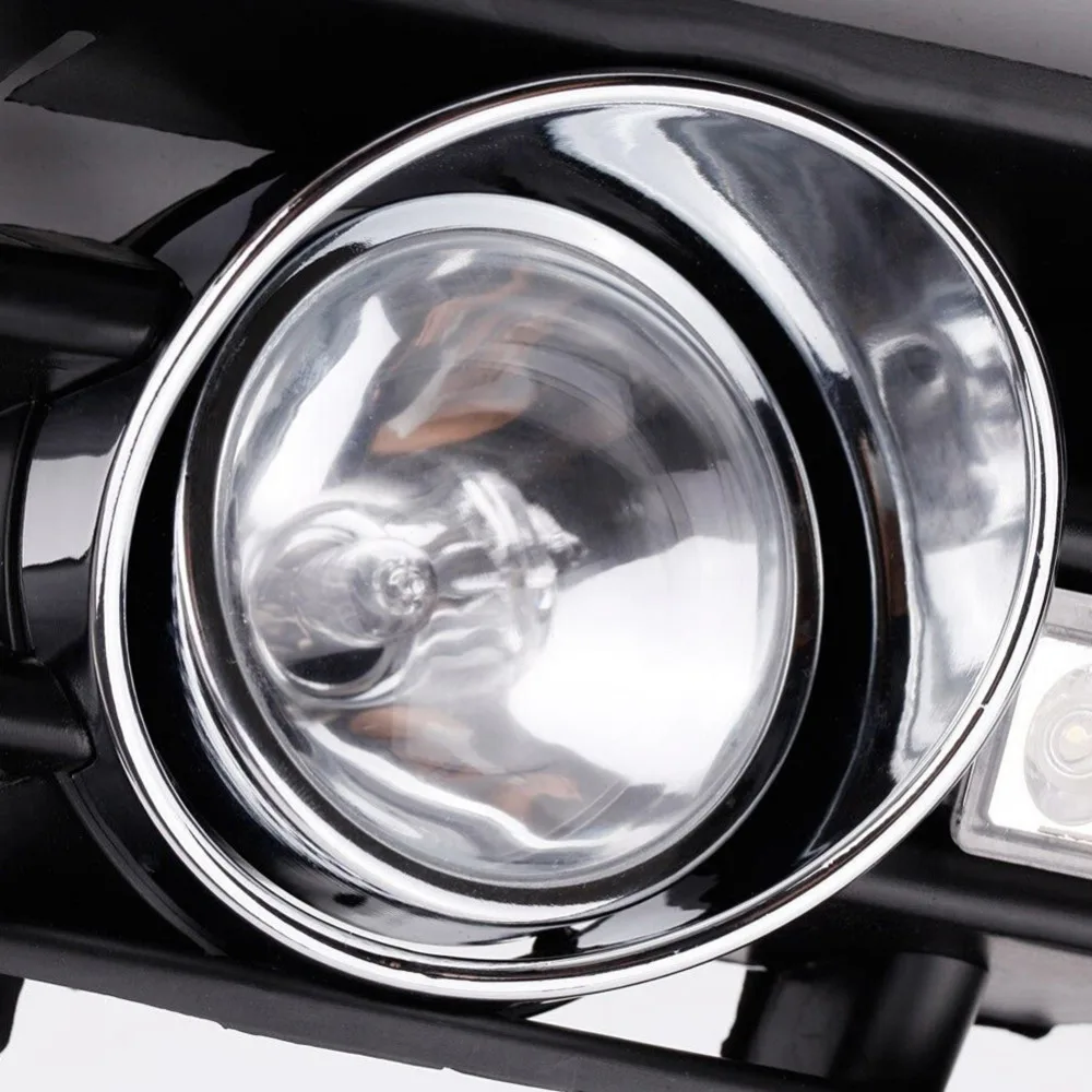 Решетки для противотуманных фар H3 со светодиодной лампой DRL 1997 2006 VW Golf GTi / TDI MK4 2