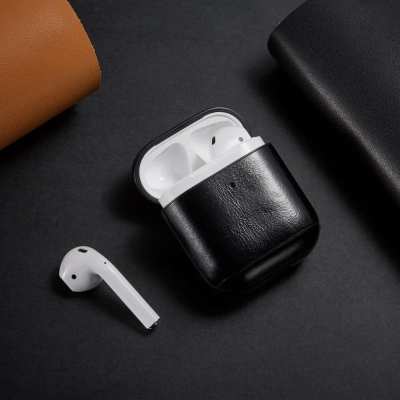 Чехол для наушников для Apple Airpod, аксессуары для AirPods, чехол, роскошный кожаный чехол для хранения, беспроводные наушники, ПУ+ PC чехол для зарядки