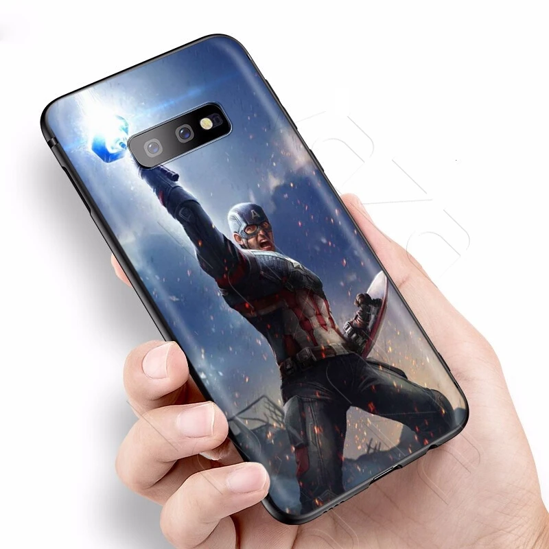 Lavaza Marvel Spiderman Captain America Case for Samsung Galaxy S6 S7 Edge J6 S8 S9 S10 Plus A3 A5 A6 A7 A8 A9 Note 8 9 |