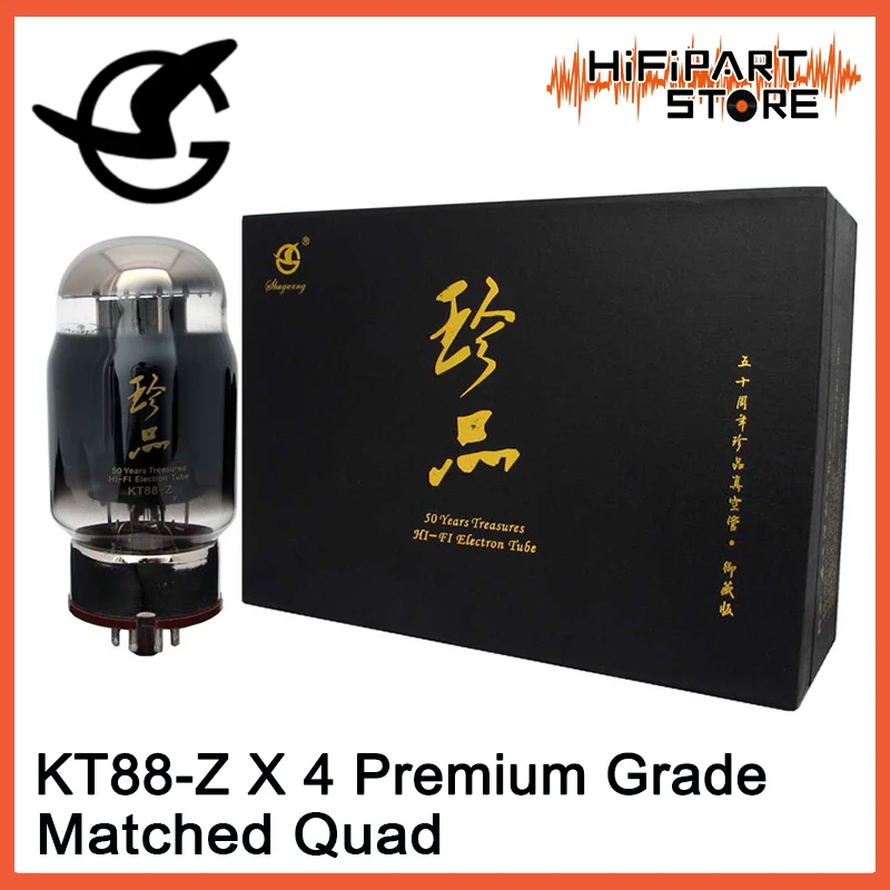 4 шт. shuguang 50 лет сокровище KT88 Z премиум класса соответствует Quad для трубки