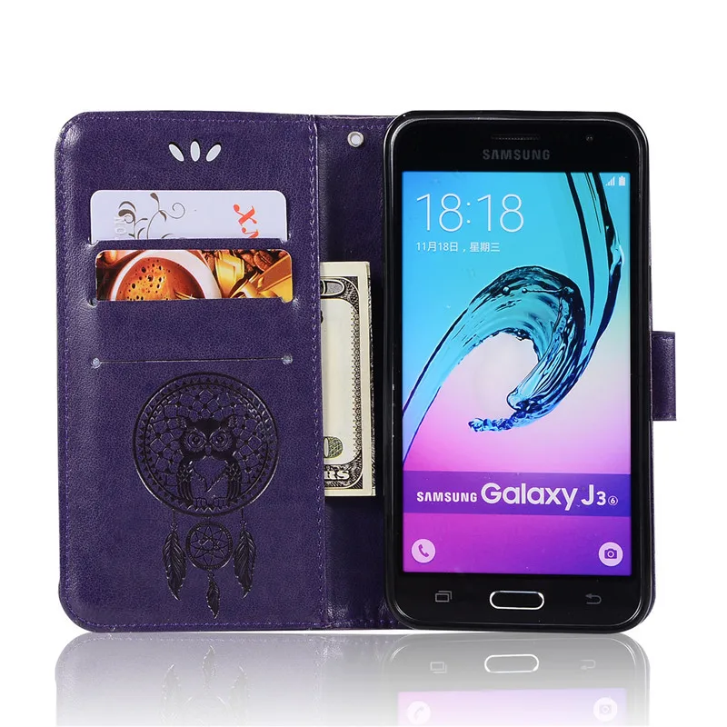 Чехол-бумажник из искусственной кожи для Samsung J3 2015 Galaxy 5 J310F J310 | Мобильные телефоны