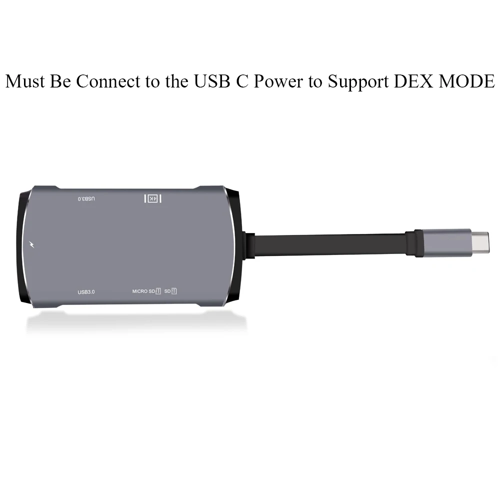 Тип USB c адаптер для Samsung Galaxy S8 dex режим Note8 с 4 К HDMI USB-C зарядки USB 3.0 SD и micro SD для MacBook Pro