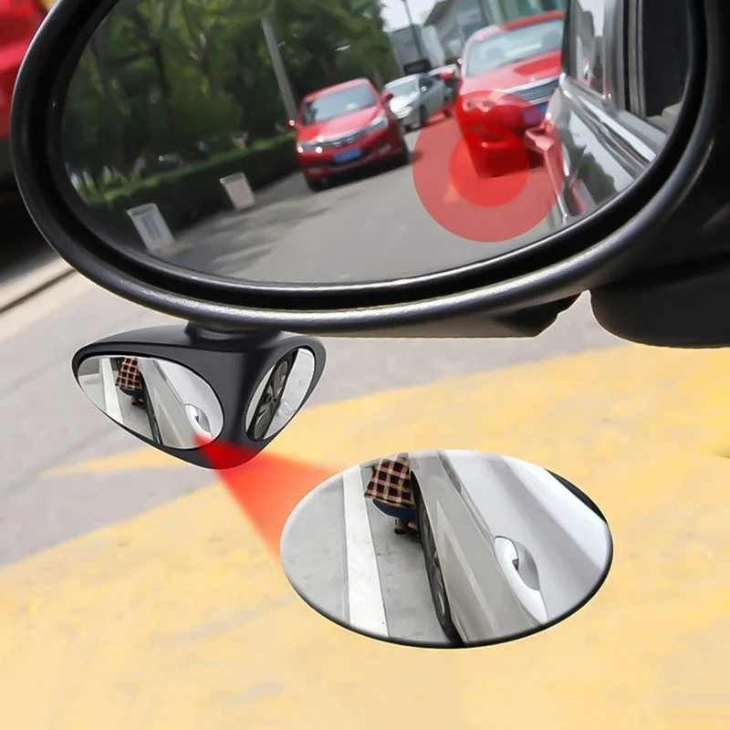 Practical Car Blind Spot Mirror Wide Angle 360 degrees Rotation Adjustable Convex Rear View Front Wheel | Автомобили и мотоциклы