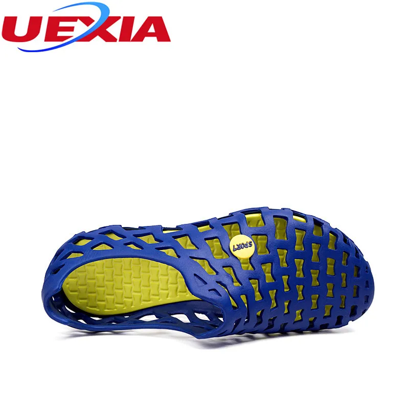 Сандалии UEXIA мужские с перфорацией дышащие босоножки без задника Нескользящие