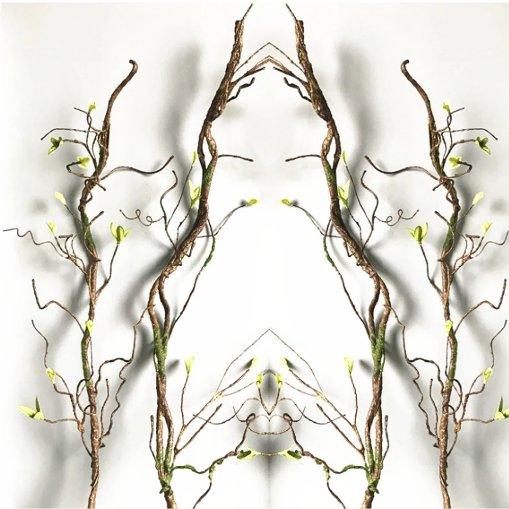 

Creative Decor 90cm fake Tree branches Rattan Kudo Artificial Flower Vine For Home Hotel Wedding DIY Decoration New