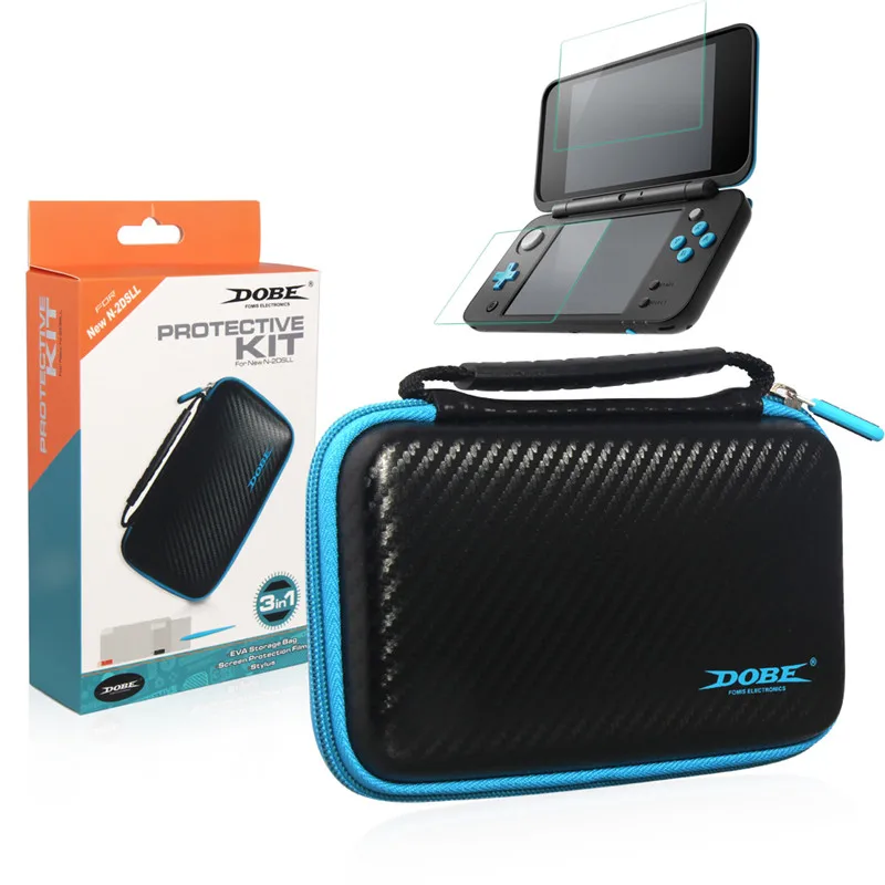 DOBE NAND 2DS XL чехол 2DS XL 3 в 1 Сумка Чехол+ пленка для экрана+ стилус для нового NAND 2DS XL Funda NAND 2DS XL Чехол ручка