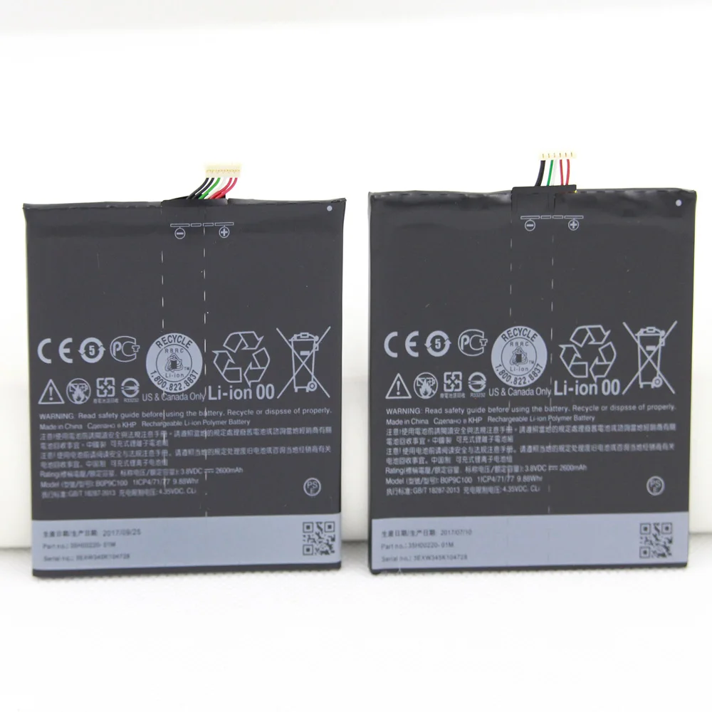 

10 шт./лот BOP9C100 для HTC Desire 816 800 аккумулятор D816 D816W 2600MAH A5 816v 816t 816e Bateria