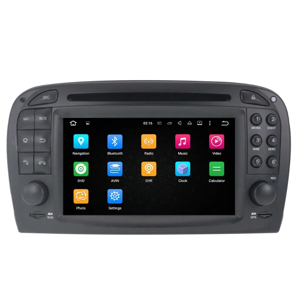 Автомагнитола на Android 8 0 стерео GPS головное устройство для Mercedes Benz SL R230 2001 2002 2003 2004