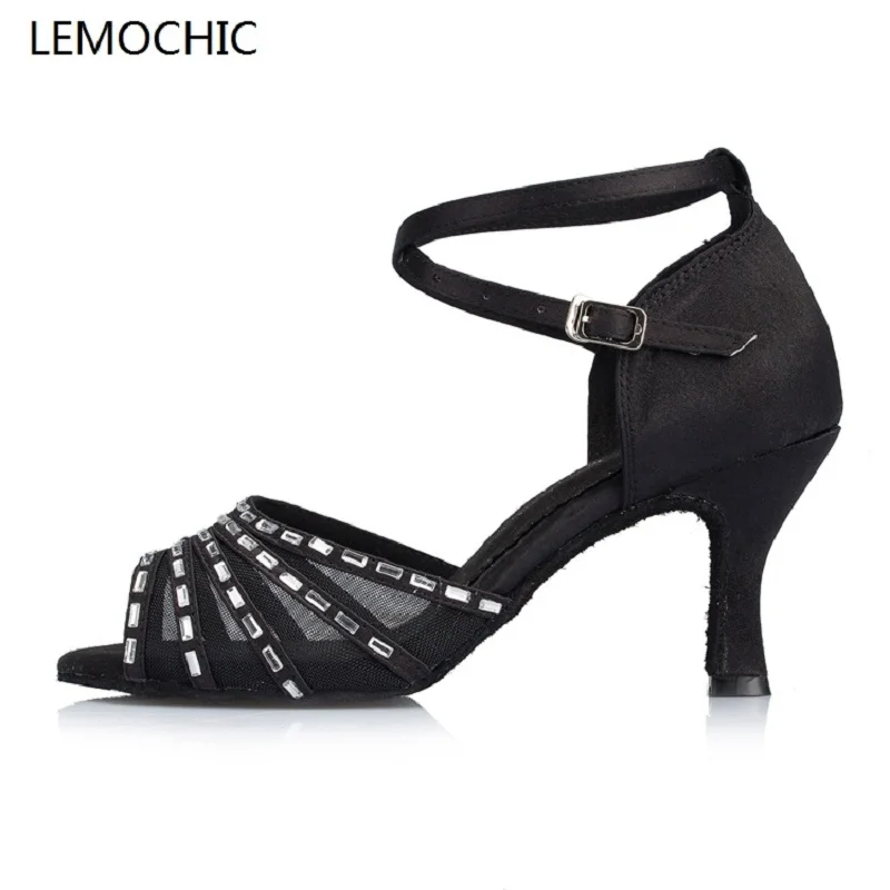 Lemochic Леди Бальные Латинской Джаз живота ча-ча танцы бальные самба румба полюс