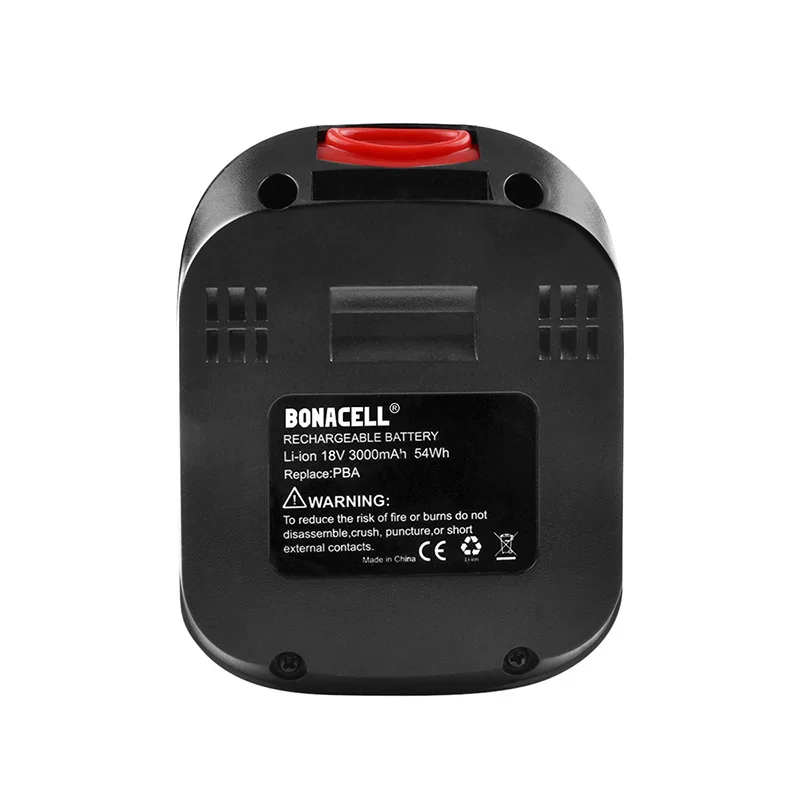 Bonacell 2 шт. 3000 мАч для Bosch PBA 18 в зеленый модель клетки литий ионная аккумуляторная