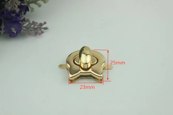 23x25 мм сумка замок пряжки модный Поворотный для DIY сумки на замену кошелек защелки