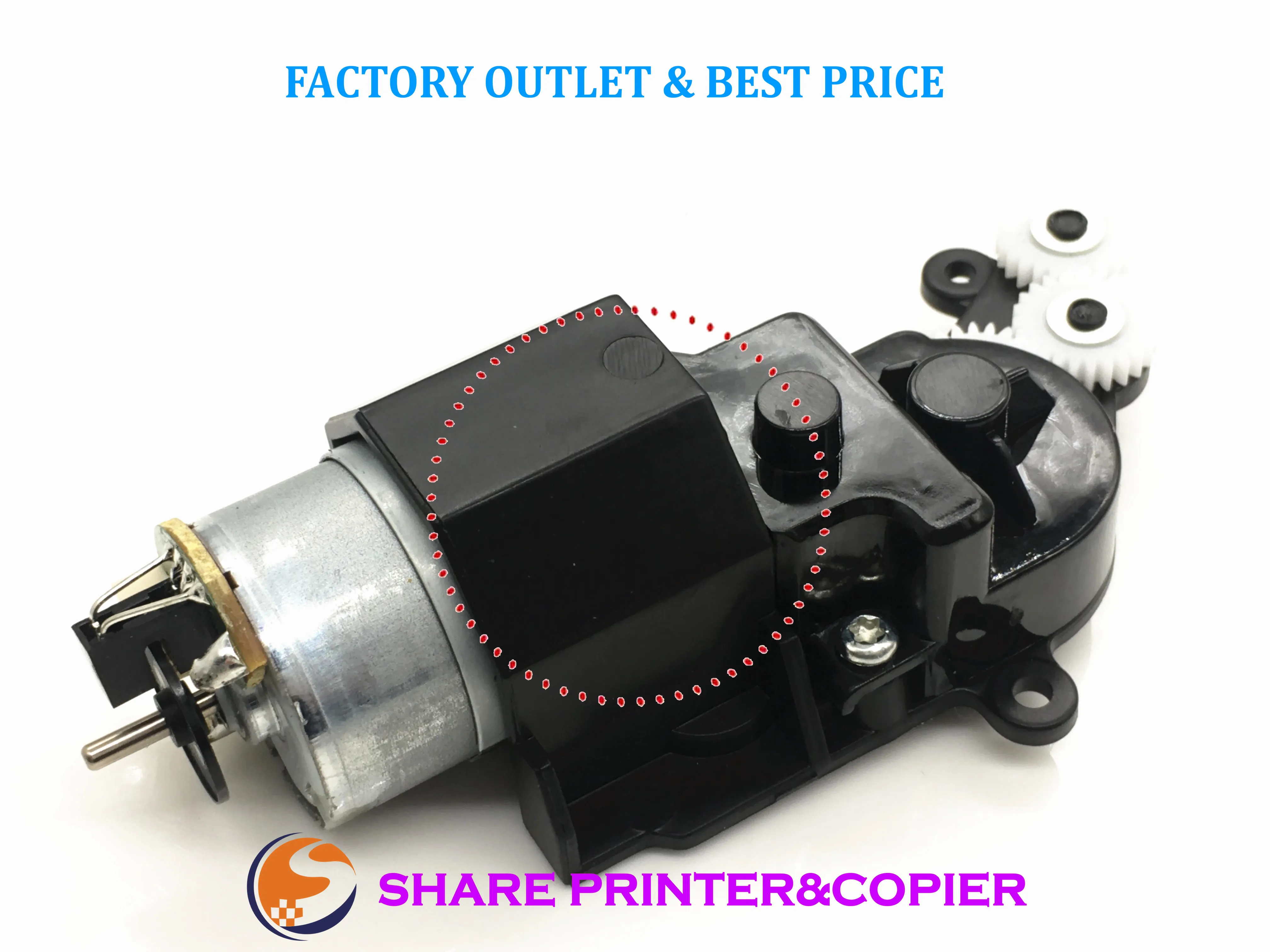 SAHRE новый двигатель Starwheel в сборе для HP T610 T770 T790 T1100 T2300 Z3100 Z2100 Z3200 795|Детали принтера|