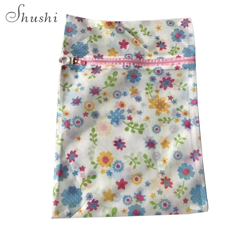 Durable thick Polyester mesh bag Clothes Washing Machine Laundry stoarage zip Bra Underwear Aid Lingerie Mesh Net Wash Bag | Дом и сад