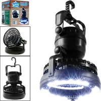 new design 2in1 portable super bright 18led tent camping light with ceiling fan hiking portable outdoor lantern cool comfortable