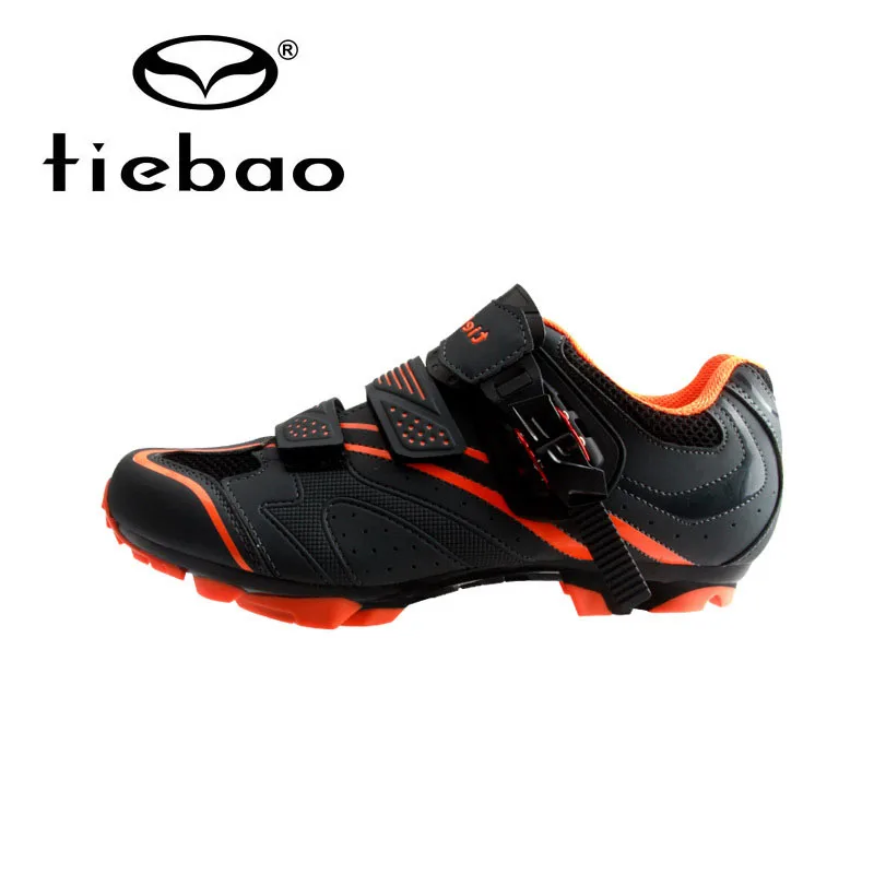 Tiebao дышащая обувь для горного велосипеда мужчин самоблокирующаяся MTB велоспорта