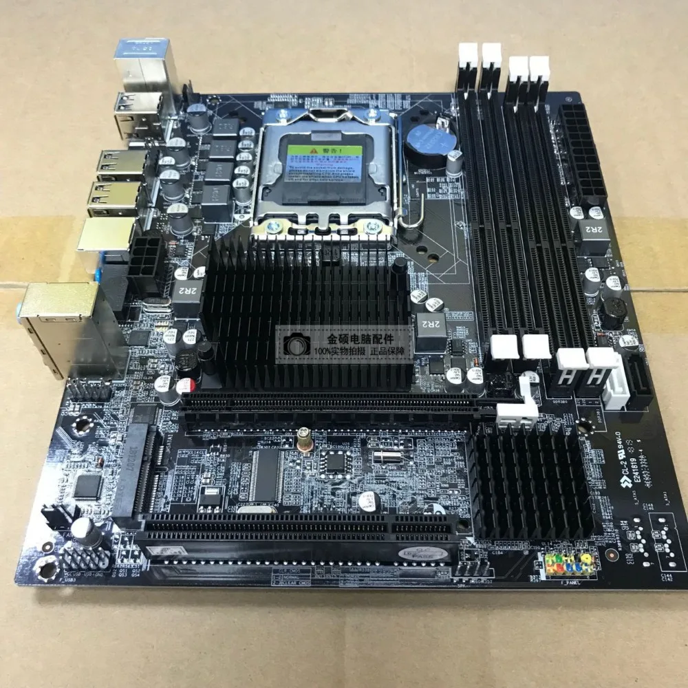 X58 рабочего Материнская плата LGA1366 DDR3 ECC память 32g 4x8g L/E5520 5550 5570 650 I7 920 930 950 SATA2.0 USB2.0