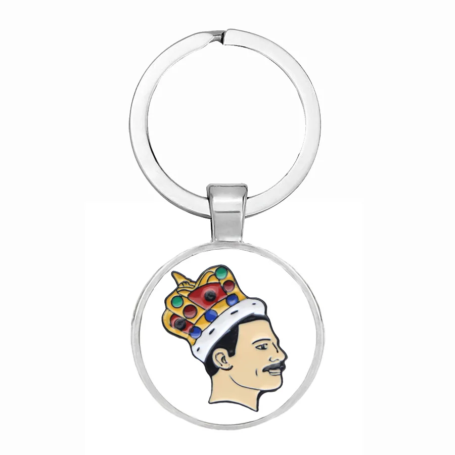 Новинка 2018 певица группа музыка книги по искусству Фредди Меркьюри ключ ожерелье