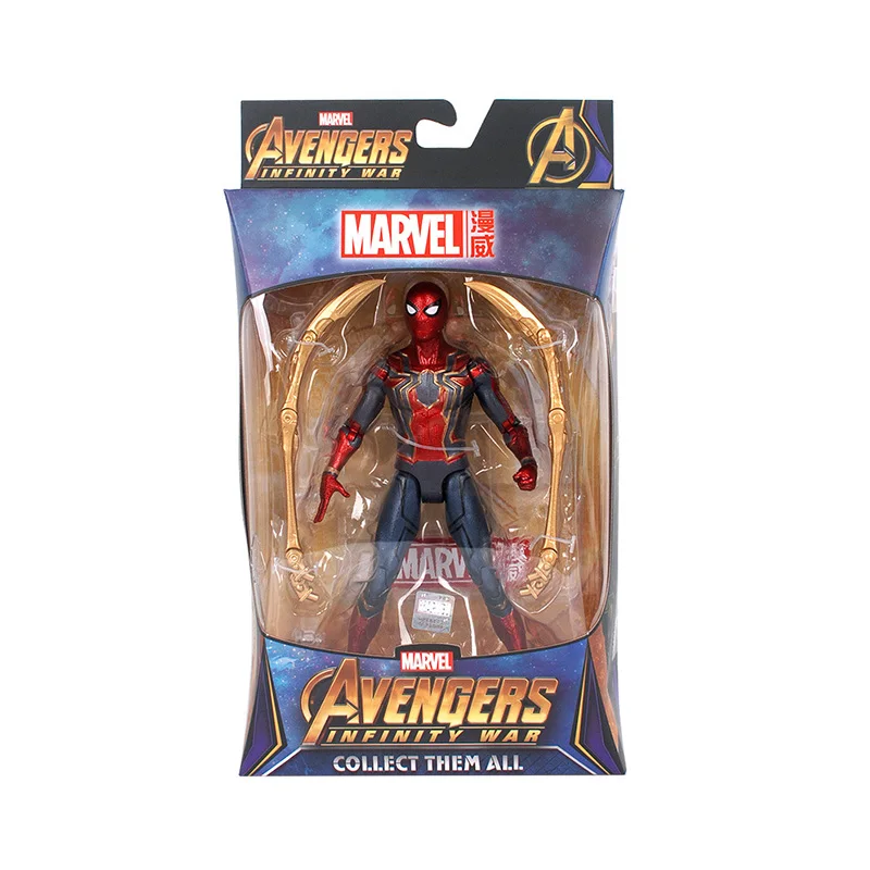 " Marvel Мстители 4 эндшпиль Железный Человек-паук Бесконечность война Человек-паук фигурка подарок игрушки для детей коллекционные куклы