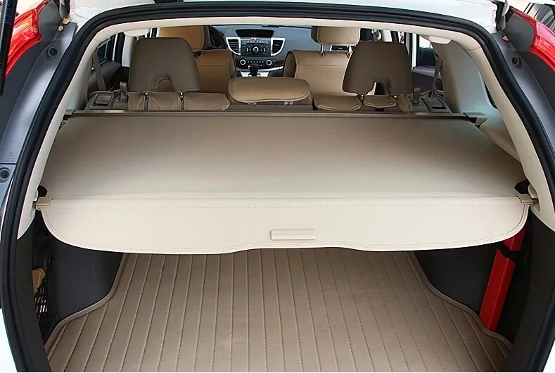 Для Honda CRV 2012 2013 интерьер бежевый цвет выдвижная крышка груза Щит безопасности багажа безопасности