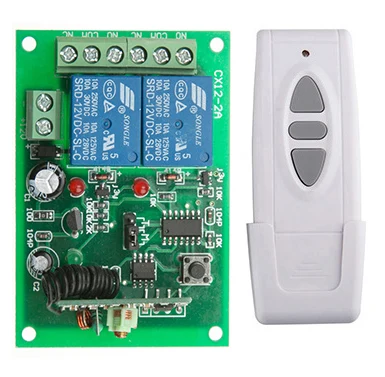 DC12V 24V 10A Motor Remote Switch Controller Forwards Reverse Up Down Wall Transmitter Manual Button Limit | Электроника