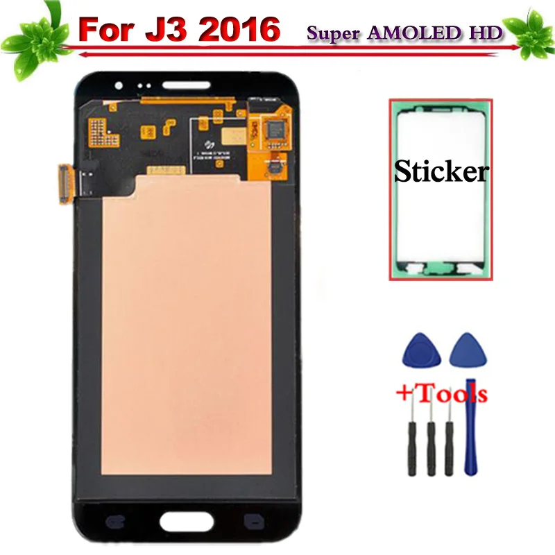 100% Super AMOLED ЖК дисплей Замена для Samsung Galaxy J3 2016 J320 Дисплей Сенсорный экран планшета