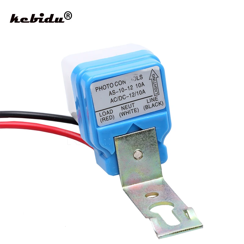 Kebidu 1 шт. автоматический вкл/выкл 110V 220V AC DC 12V переменного тока 50 60 Гц 10A Сенсор