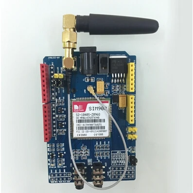 SIM900 GPRS GSM щит совместимый с Arduino макетная плата Quad-Band для Высокое качество |