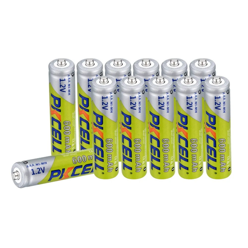 16 шт. aaa батарея Ni MH 1 2 в AAA 600MA аккумуляторные батареи 3A Bateria Baterias для