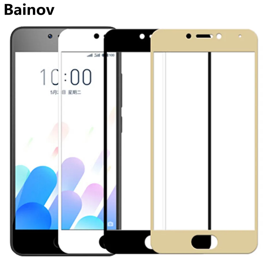 9H Защитное стекло для Meizu m5 note m6 полное покрытие защита экрана закаленное на M5s M5c |