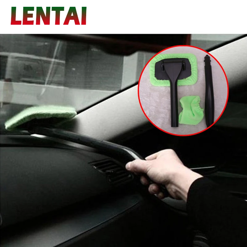 

LENTAI For Hyundai solaris i30 tucson 2017 ix35 accent Mazda 3 6 cx-5 Jaguar 1Pc Car windshield brush Dust removal Cleaning Tool
