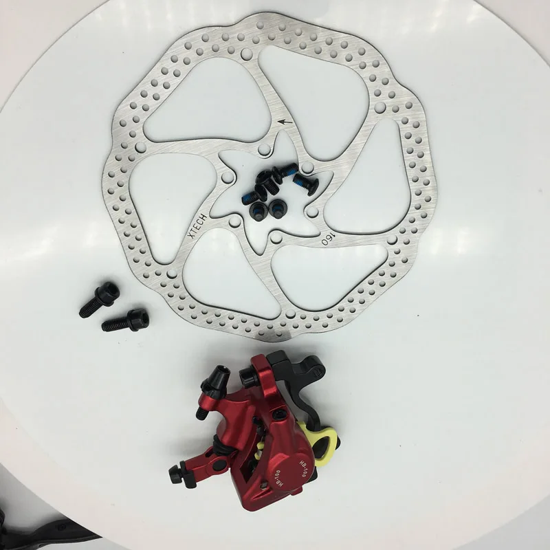 Zoom HB-100 MTB велосипед тормоза HB100 велосипедные тормоза суппорт w роторы запчасти для велосипеда гидравлический поршень двусторонний w V-Brake рычаг