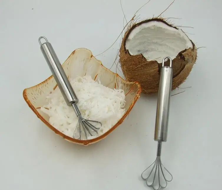 1 шт. из нержавеющей стали кокосовые терки для картофеля Кокосовая Рыба ручной