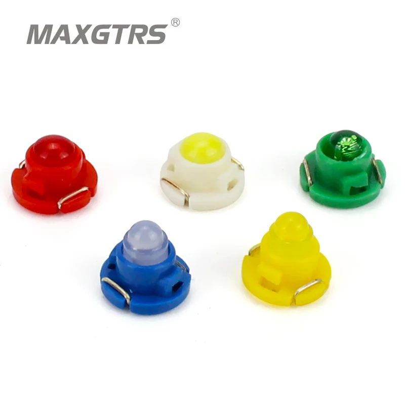 

50pcs T4.7 Car Interior COB Dashboard Cluster Gauges White/Blue/Red/Yelllow/Green Instruments Panel Light Bulbs Car Styling