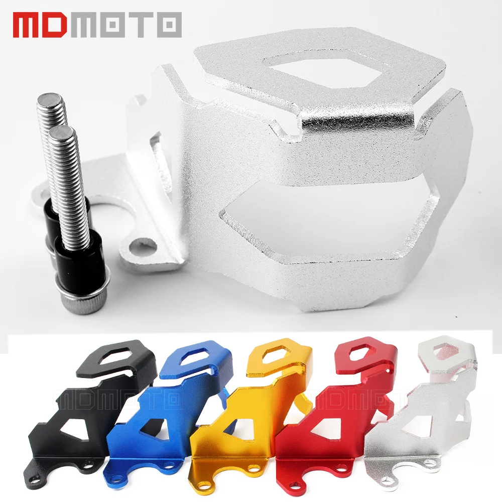 

Motorcycle Aluminum Front Brake Fluid Reservoir Guard Protective Cover For BMW F800GS F700GS F800 GS F700 GS 2013 up