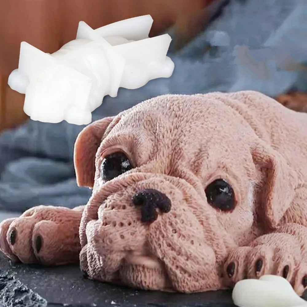 WOWCC 1 шт. милая собака силиконовая форма мусс торт 3D шар пей для мороженого пудинг
