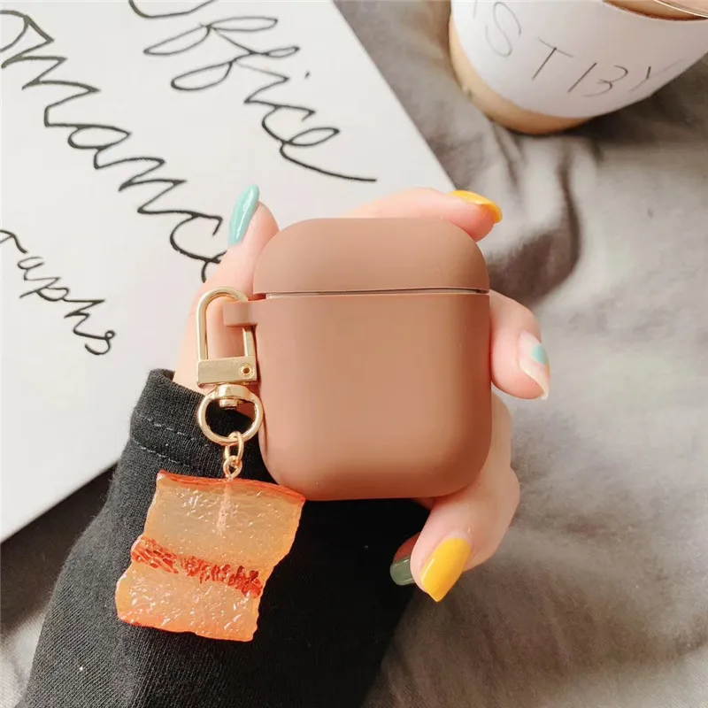 03 Мягкий силиконовый чехол для AirPods, милый мультяшный защитный чехол для Apple, беспроводная коробка для хранения наушников, аксессуары для гарнитуры, чехол - Цвет: 03