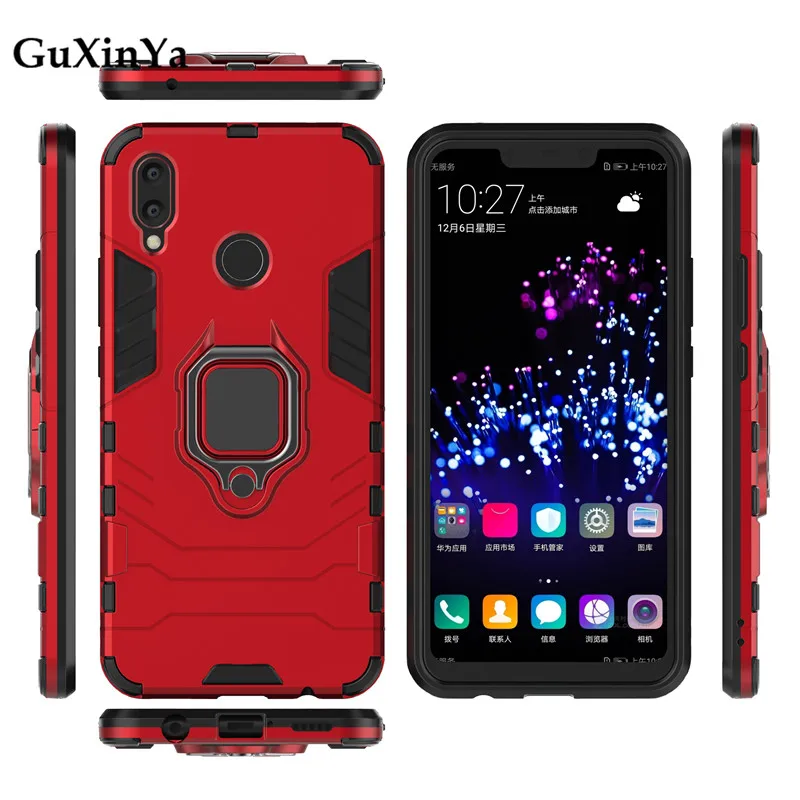 Чехлы для телефонов huawei Nova 3i, Роскошный чехол с магнитным кольцом Nova 3i, чехол для huawei P Smart Plus, INE-LX2, INE-LX9, Funda