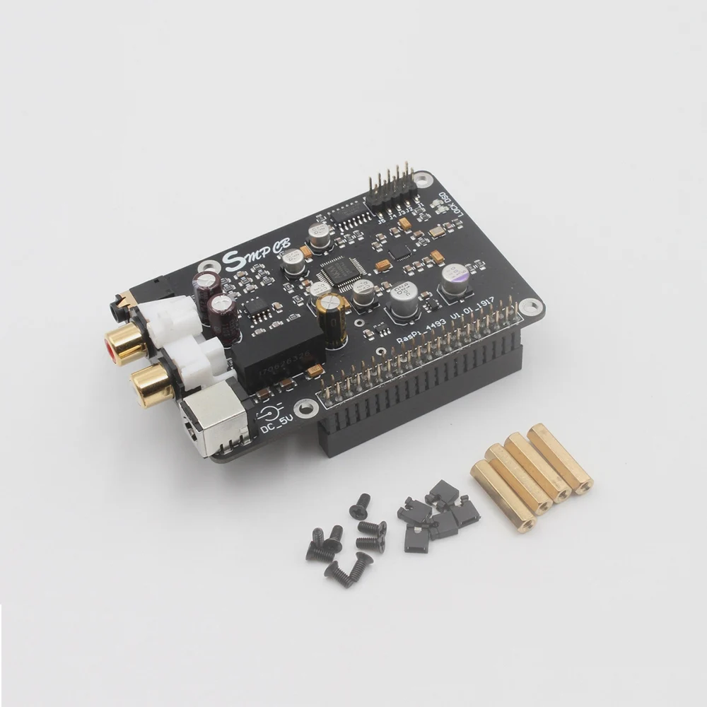 AK4493 декодер DAC доска Цифровой вещания сетевой плеер ЦАП подключен к I2S 32bit 384 K DSD128 для Raspberry Pi 2B 3B 3B+ T0729