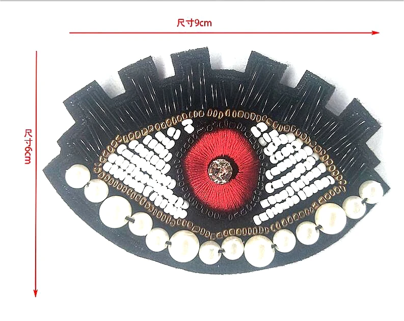 Накладки для одежды 1 шт. ручная работа бисер глаза обувь сумки украшение сделай