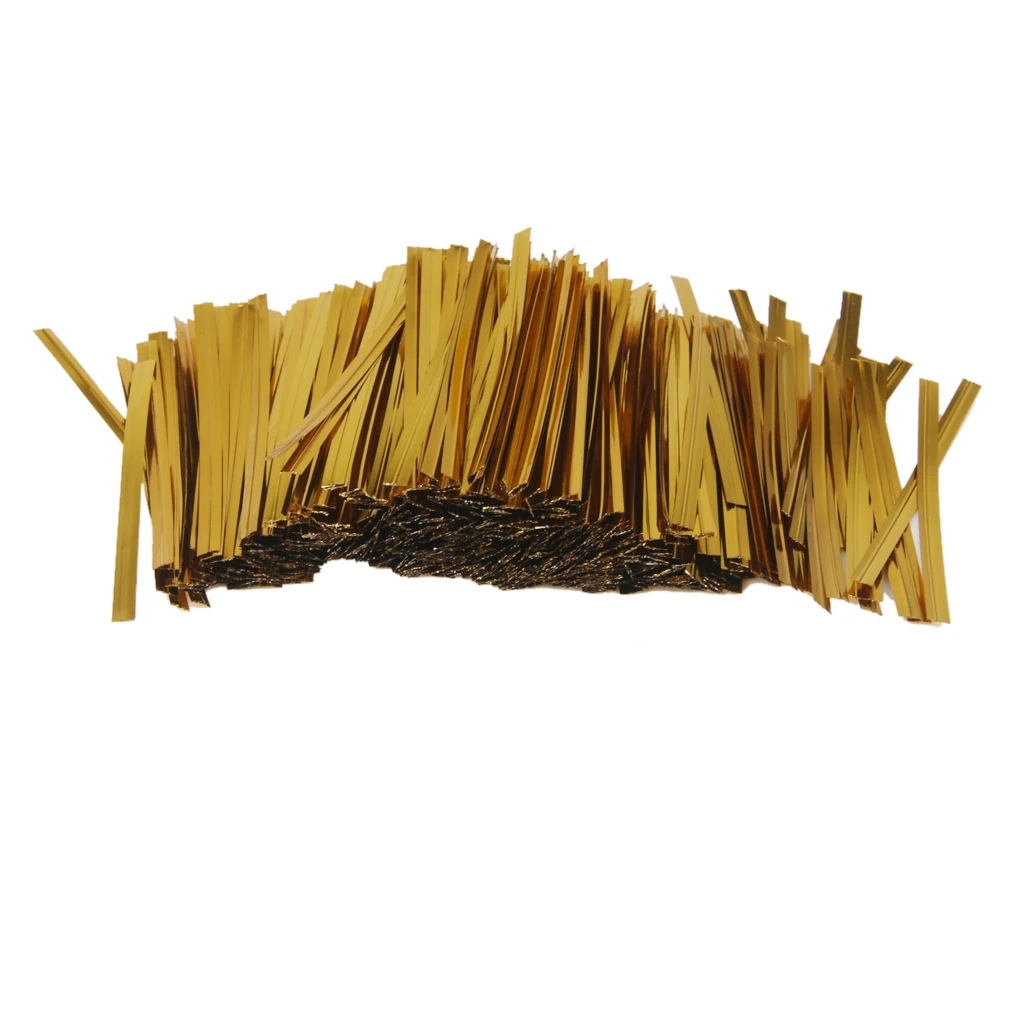 Универсальный металлический твист Галстуки для конфет леденец виолончель мешок