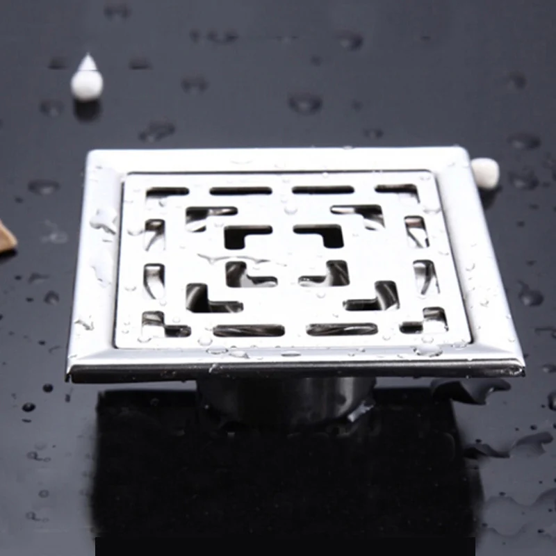 Новинка бесплатная доставка 10 см хромированный Слив для пола аксессуары ванной