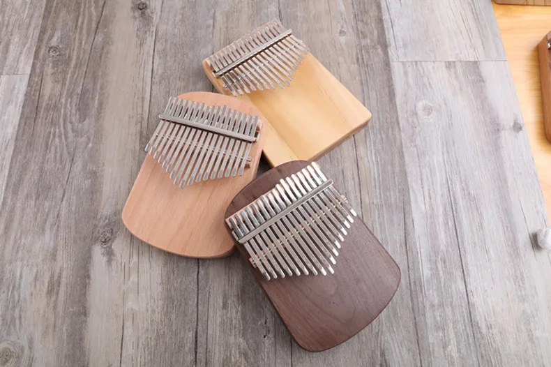 17 клавиш тона сандаловое дерево Kalimba Африканский Mbira большой палец пианино