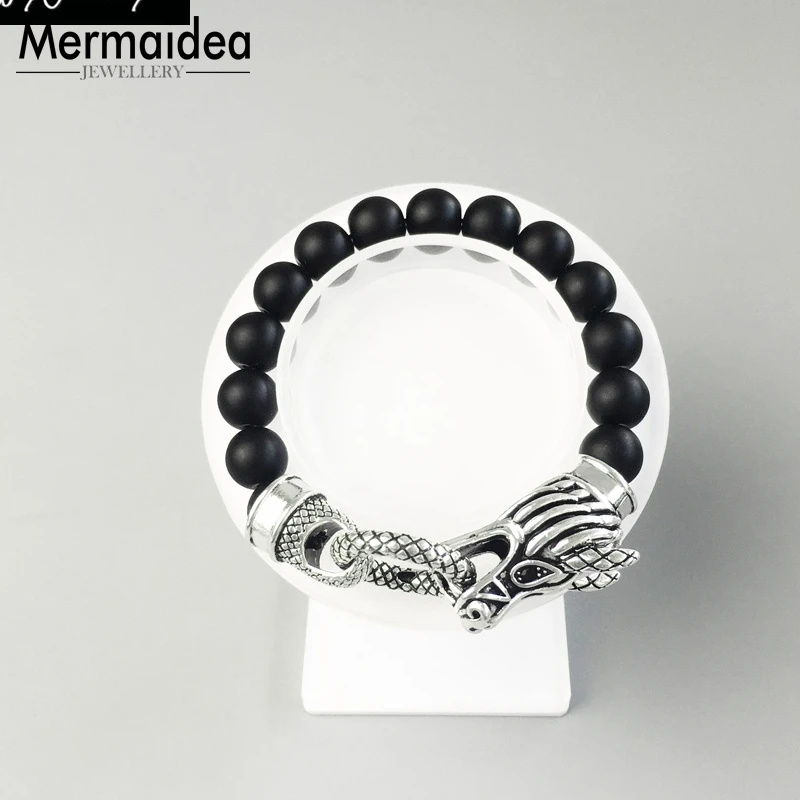 Браслет Dragon Rebel модные ювелирные изделия в стиле панк для мужчин и женщин