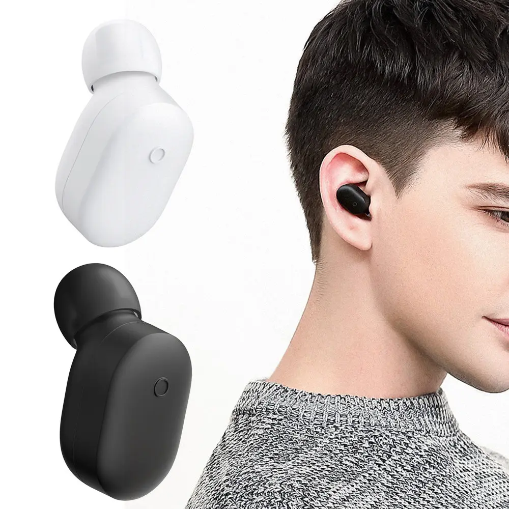 Оригинальные Xiao mi jia беспроводные наушники mi ni Bluetooth 4,1 Гарнитура mi наушники для iPhone X Android встроенный mi c ручной работы
