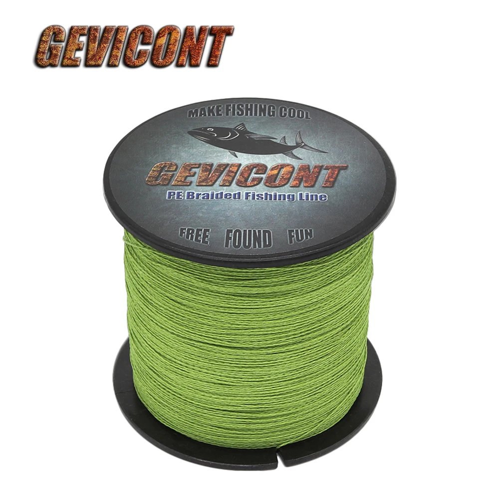 

Braided Carp Fishing Line 100M-2000M Army Green Peche Multifilament Saltwater Fishing Wire Pesca 4 Strands PE Line Gevicont Cord